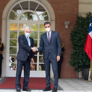 Pedro Sánchez visita Sebastián Piñera