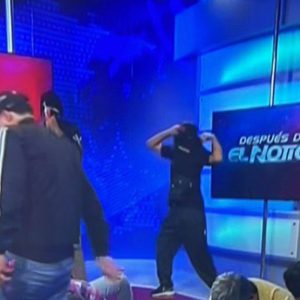 secuestro de canal de TV en Ecuador al aire